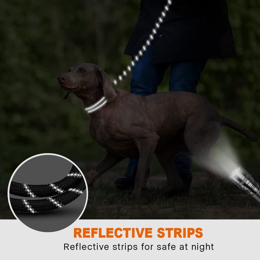 Laisse Réfléchissante JOYTALE pour Chien – Poignée Rembourrée Ultra-Confortable