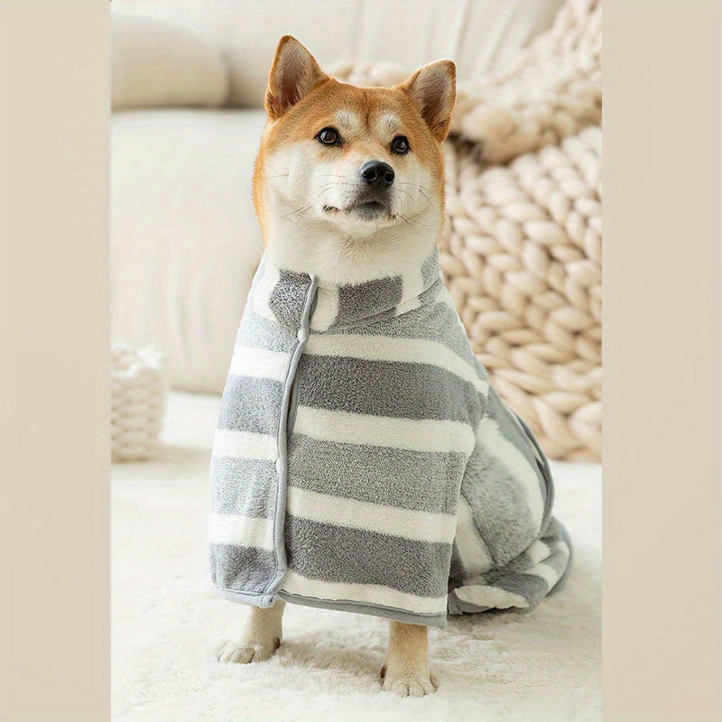 Serviette de Bain Grand Format pour Animaux – Serviette Séchante Ultra-Absorbante et à Séchage Rapide – Peignoir de Bain pour Chien ou Chat