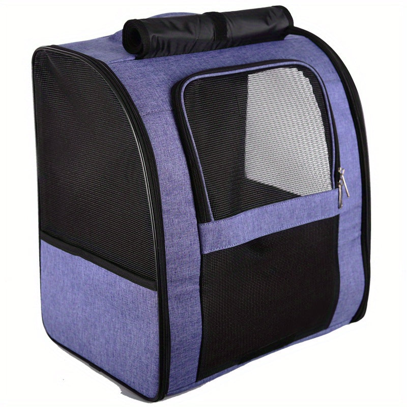 Sac à Dos Portable pour Animaux – Grande Capacité Respirante – Sac de Transport pour Chat ou Petit Chien – Accessoire de Voyage pour Animaux