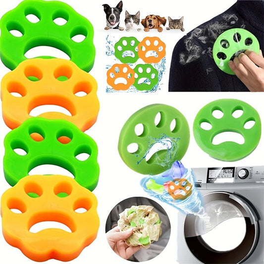Lot de 2 Attrape-Poils pour Lave-Linge et Sèche-Linge – Éliminateur Réutilisable de Poils de Chat et de Chien pour le Lavage du Linge