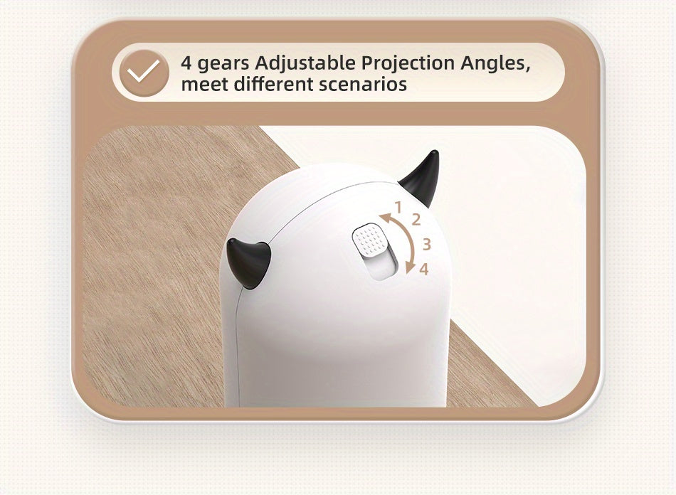 Jouet Interactif Laser Automatique pour Chat/Chien – Jouet Intelligent d’Intérieur pour Animaux – Sans Piles Incluses