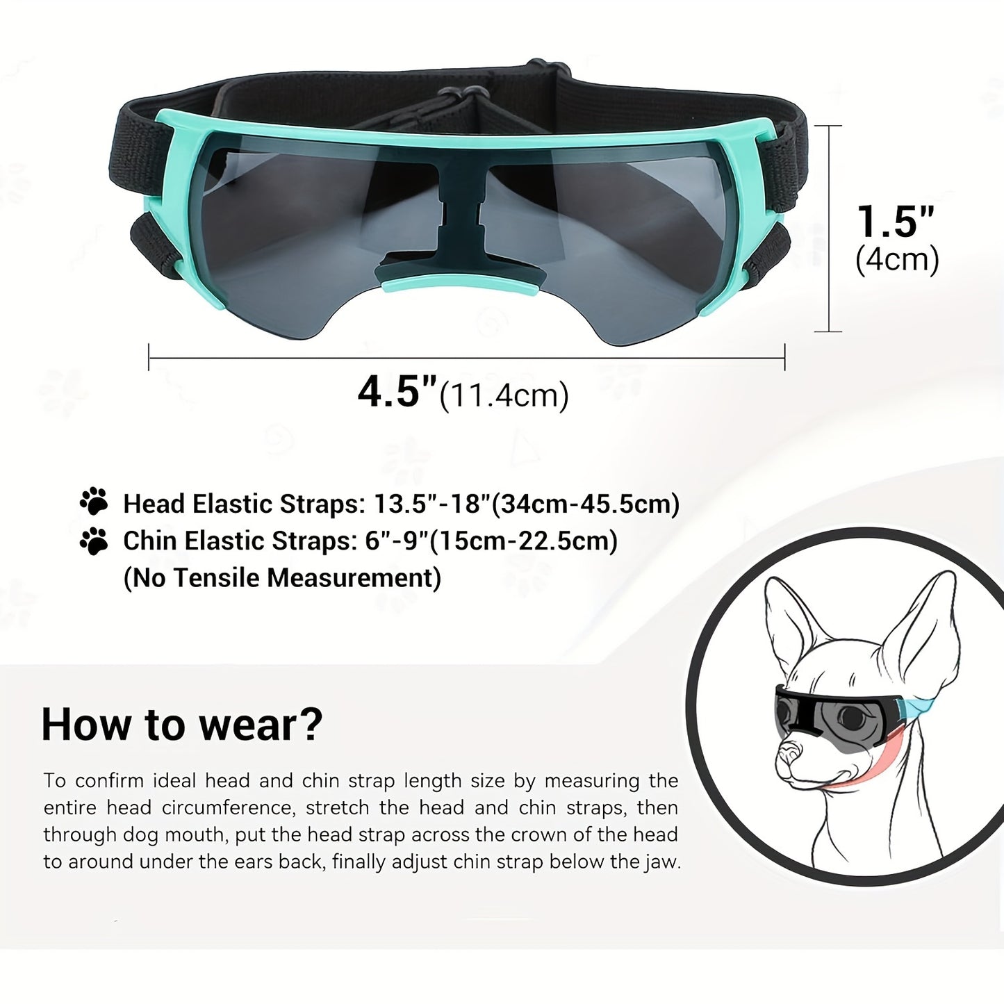 Lunettes de Soleil Demi-Monture pour Chien – Style, Protection & Fun pour Chiens de Toutes Tailles