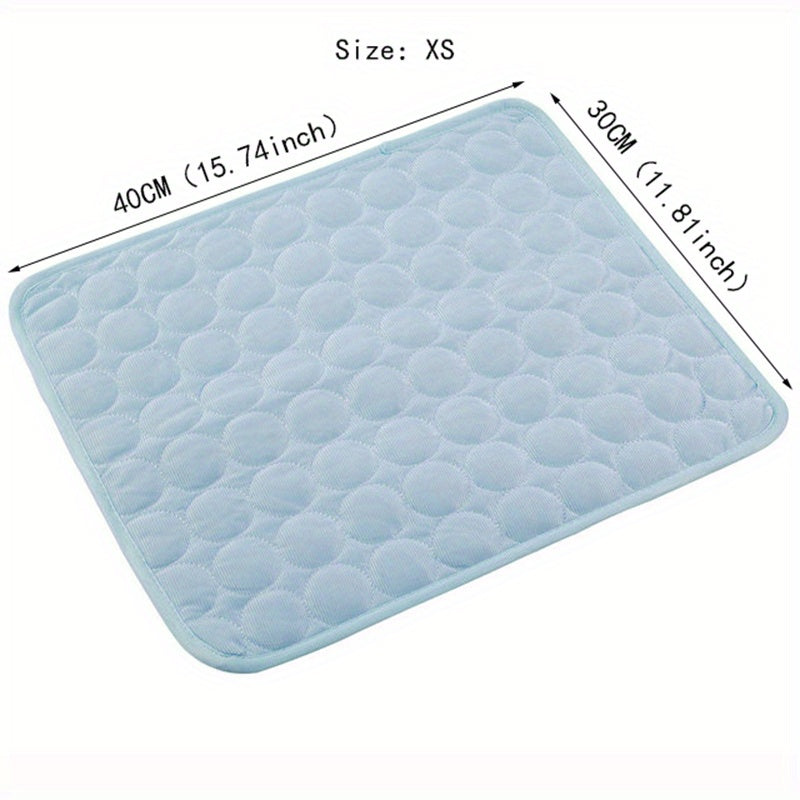 Tapis Rafraîchissant pour Chien BEIYU PET – Lit d'Été Autorefroidissant avec Gel Rafraîchissant – Tissu Polyester Résistant – Design Carré Confortable pour Chiens de Petite à Moyenne Taille