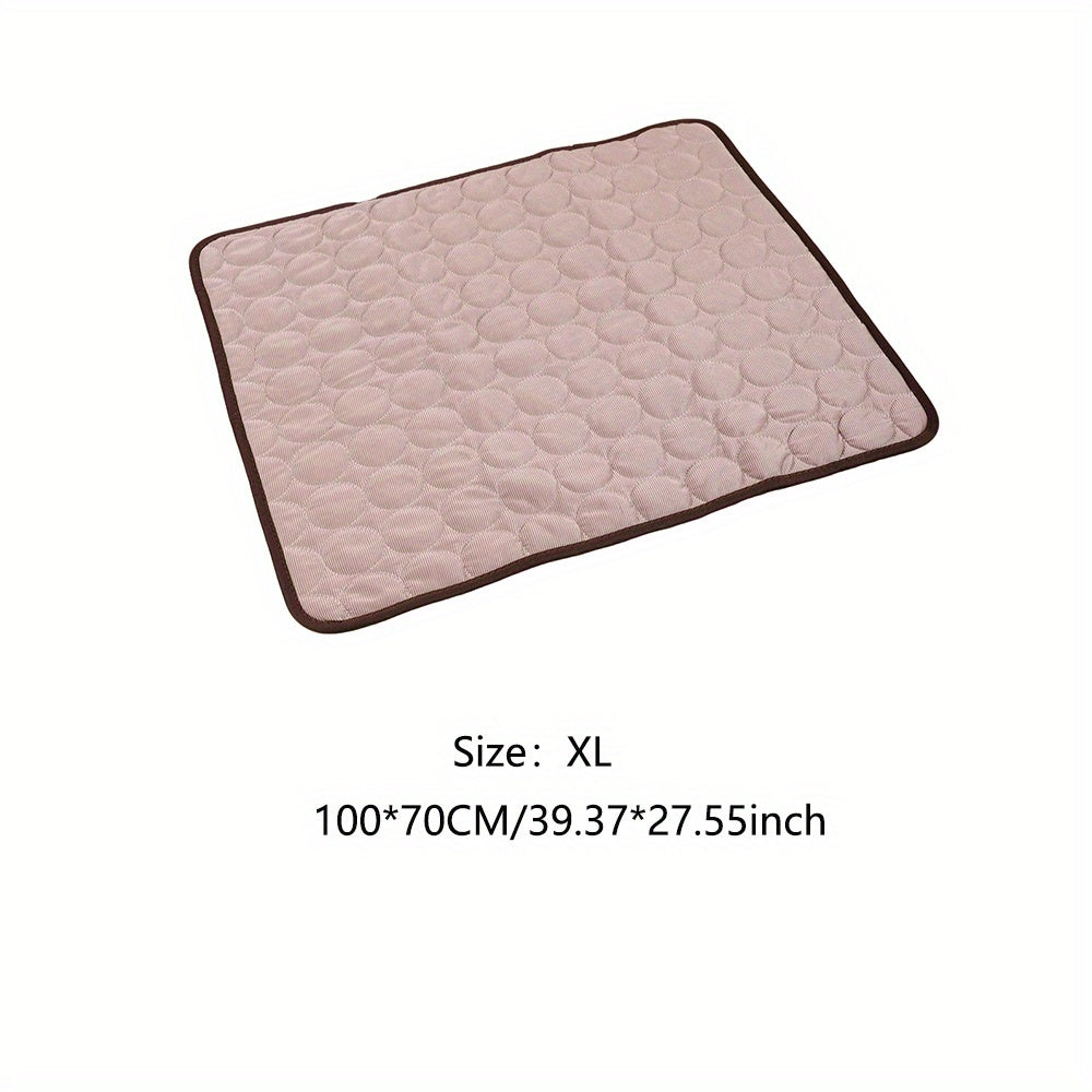 Tapis Rafraîchissant pour Chien BEIYU PET – Lit d'Été Autorefroidissant avec Gel Rafraîchissant – Tissu Polyester Résistant – Design Carré Confortable pour Chiens de Petite à Moyenne Taille