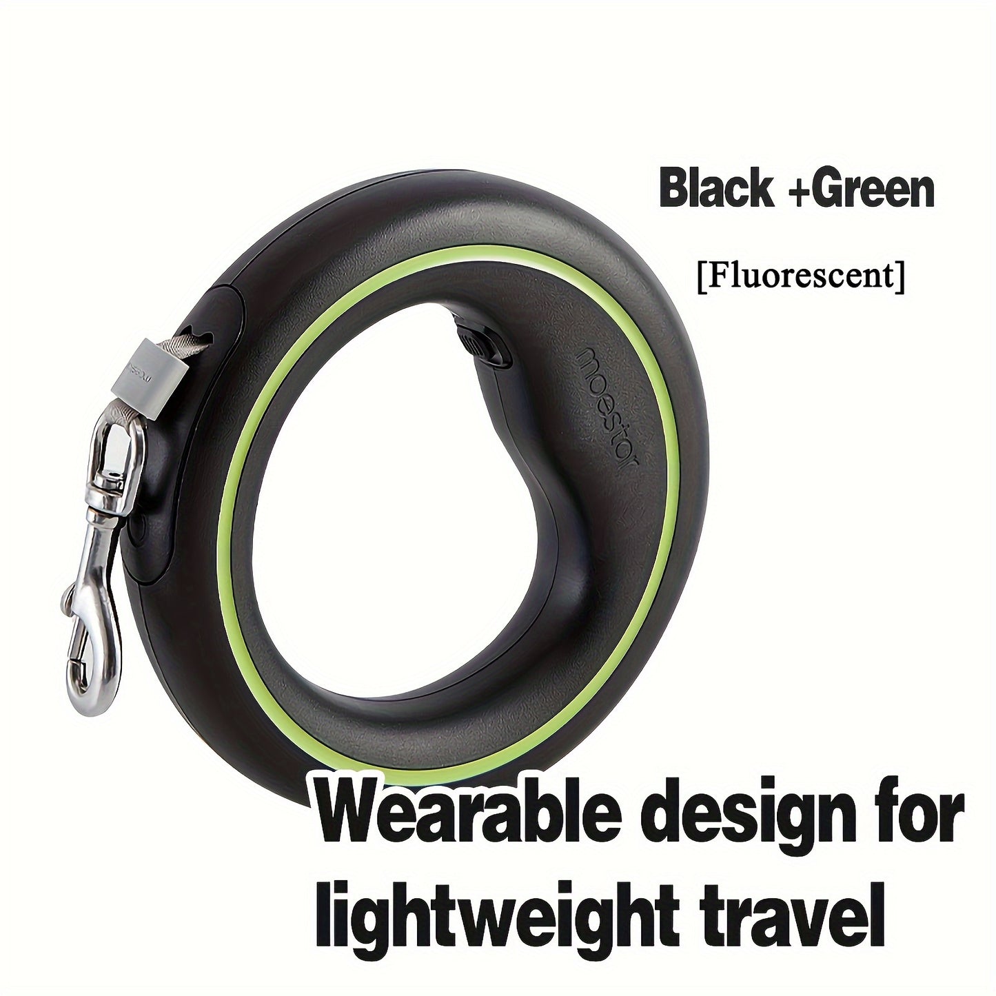 Laisse Télescopique pour Chien – Solide, Extensible et Confortable pour Moyens et Grands Chiens
