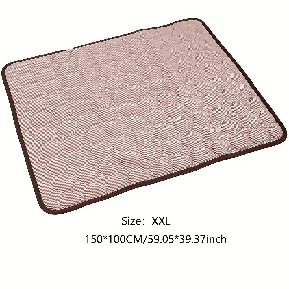 Tapis Rafraîchissant pour Chien BEIYU PET – Lit d'Été Autorefroidissant avec Gel Rafraîchissant – Tissu Polyester Résistant – Design Carré Confortable pour Chiens de Petite à Moyenne Taille