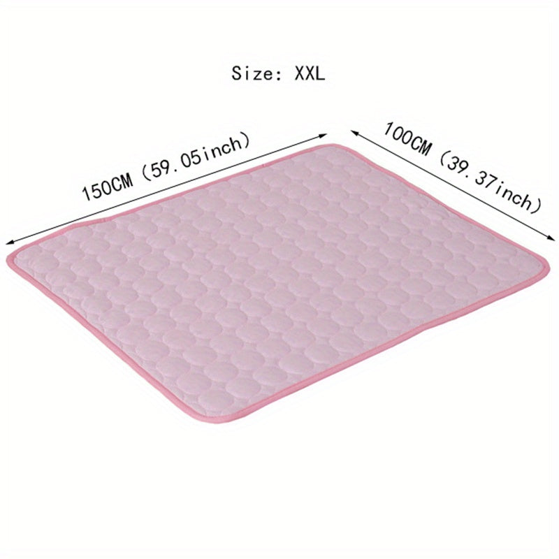 Tapis Rafraîchissant pour Chien BEIYU PET – Lit d'Été Autorefroidissant avec Gel Rafraîchissant – Tissu Polyester Résistant – Design Carré Confortable pour Chiens de Petite à Moyenne Taille