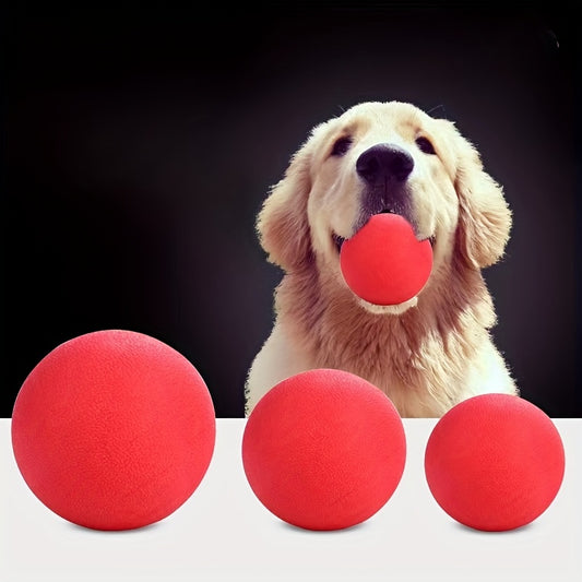 Balle à Mâcher en Caoutchouc Ultra-Résistante – Nettoie les Dents & Stimule l'Instinct de Jeu