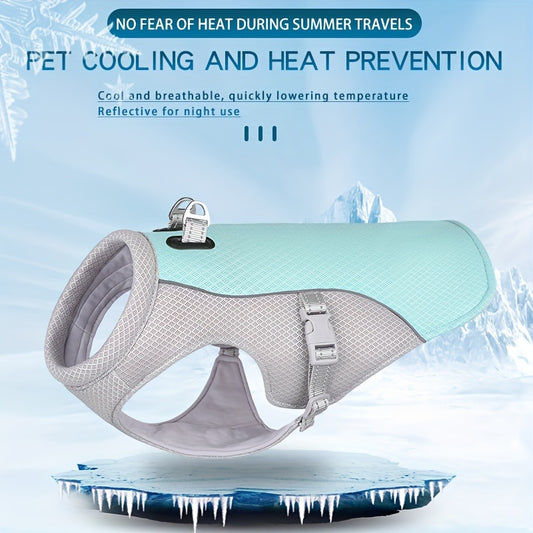 Gilet Rafraîchissant Respirant pour Chien – Veste Anti-Chaleur Été, Réglable & Ultra-Léger