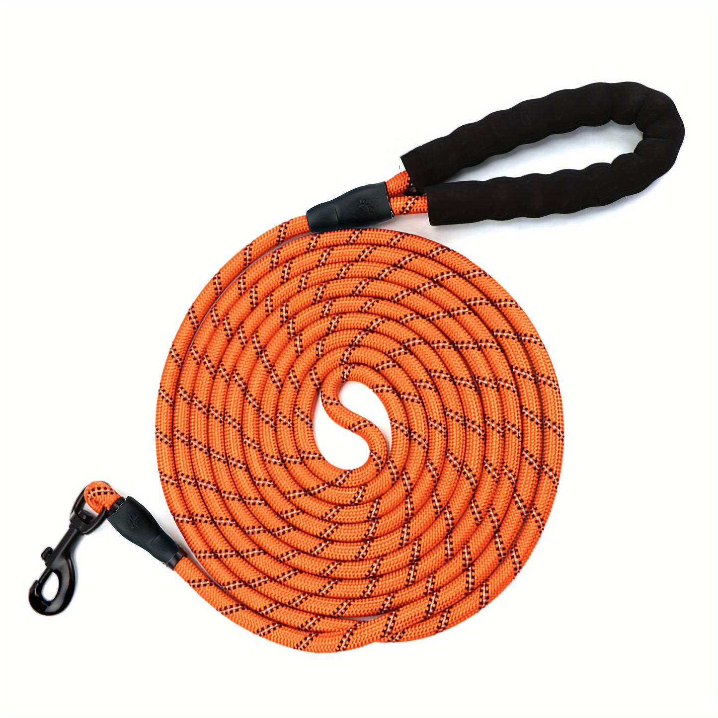 Laisse en Nylon Renforcée pour Chien – Corde Ronde Réfléchissante, Épaissie et Allongée – Laisse de Traction pour Chiens Moyens et Grands