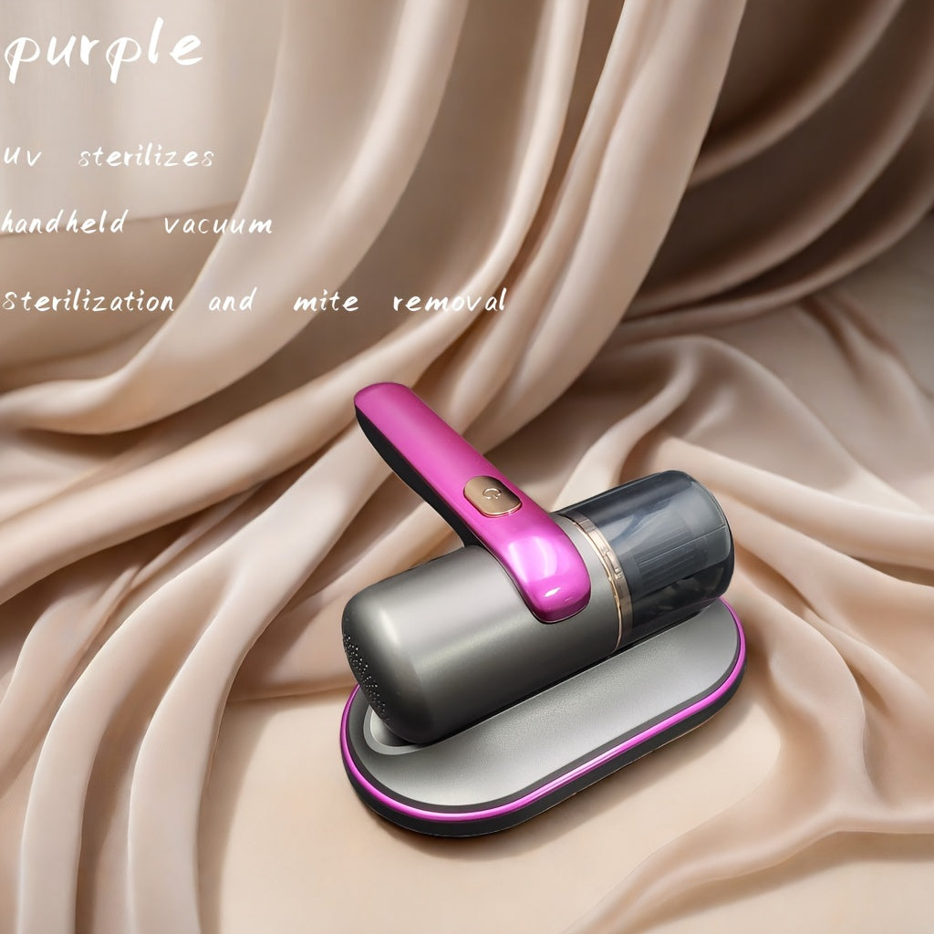 Aspirateur Anti-Acariens Compact – Stérilisation UV, Élimination Efficace des Poils d’Animaux, Poussière, Squames et Acariens – Idéal pour Matelas, Canapé, Tapis et Literie