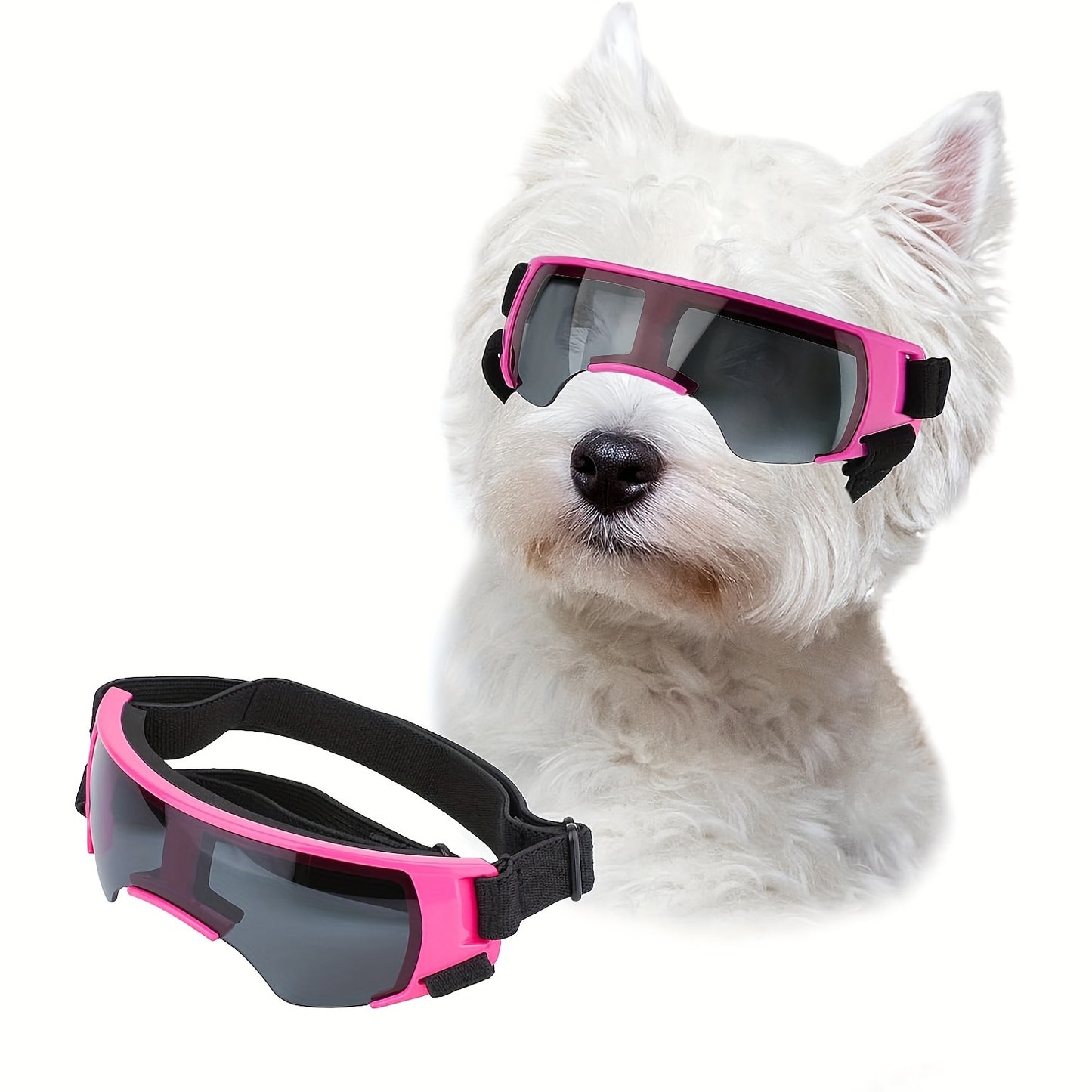Lunettes de Soleil Demi-Monture pour Chien – Style, Protection & Fun pour Chiens de Toutes Tailles