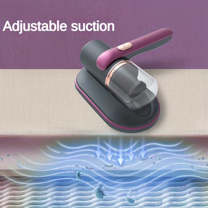 Aspirateur Anti-Acariens Compact – Stérilisation UV, Élimination Efficace des Poils d’Animaux, Poussière, Squames et Acariens – Idéal pour Matelas, Canapé, Tapis et Literie