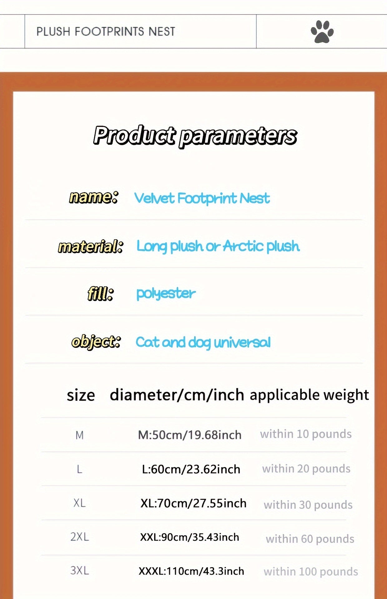 Lit pour Chien en Forme de Patte d’Ours – Nid Douillet en Peluche Longue, Coussin Ultra Moelleux pour le Sommeil et la Sieste des Chiens et Chats