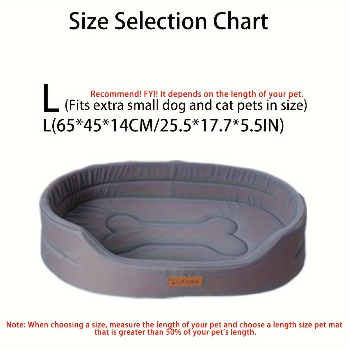 Lit pour Chien PJYuCien Comfort Plus – Spacieux, Respirant et Antidérapant, Utilisable Toute l’Année – Lavable en Machine, Idéal pour Chiens de Petite à Grande Taille