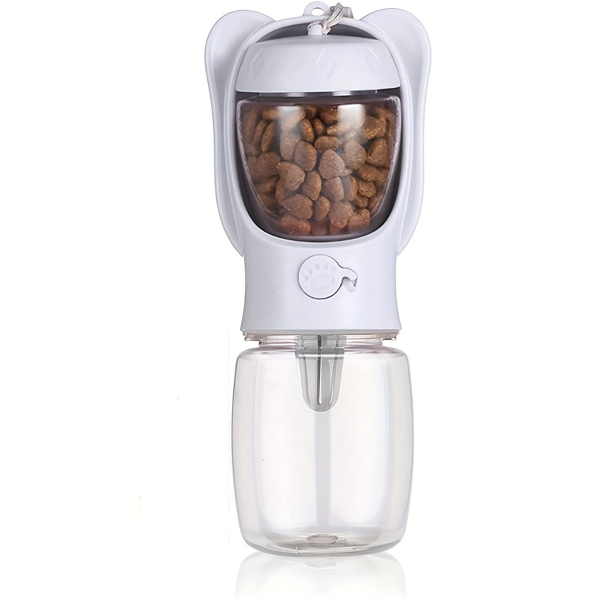 Gourde de Voyage 2-en-1 pour Chien et Chat – Distributeur d’Eau + Compartiment à Nourriture Intégré