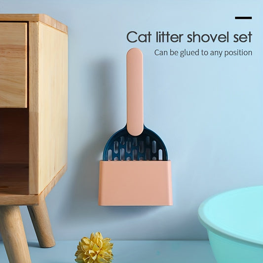 Set Pelle à Litière Premium pour Chat – Pelles Grande et Petite pour un Nettoyage Facile des Excréments – Ensemble d’Outils de Nettoyage Résistants et Légers