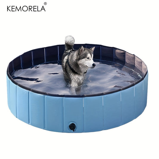Baignoire Pliable Grande Taille pour Chien – Bassin de Douche ou Piscine Portable, Idéal pour Toilettage & Été