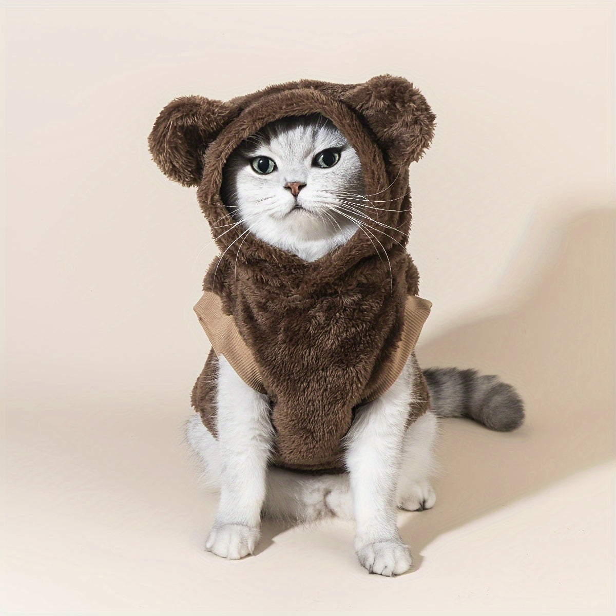 Sweat Mignon pour Petit Chien et Chat – Design Ourson en Peluche, Confort Douillet et Style Irrésistible