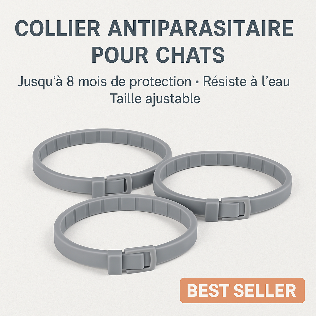 Collier Antiparasitaire Premium – Pour Chats