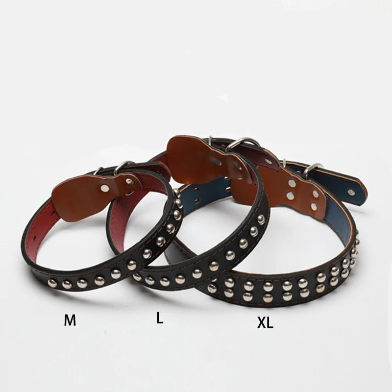 Collier et Laisse en Cuir pour Chien de Grande Taille – Corde de Traction Solide avec Chaîne, Accessoire Sécurisé pour Prévenir les Fugues