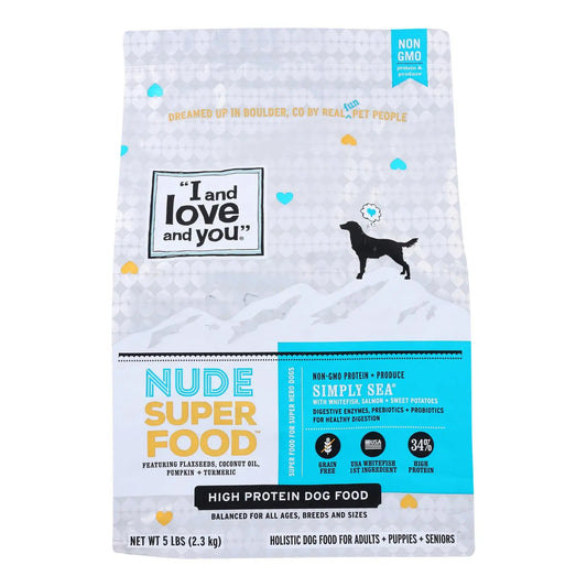 I and Love and You – Croquettes Sans Céréales pour Chien – Recette Simply Sea (Poissons de Mer) – Lot de 3 Sacs de 2,27 kg (5 lb)