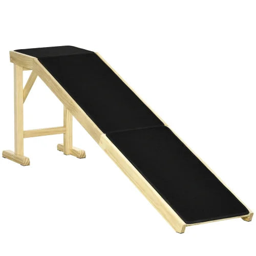 Rampe pour Lit de Chien FCJ avec Tapis Antidérapant et Plateforme Supérieure – Idéale pour Chiens, Chats et Propriétaires Soucieux de leur Confort