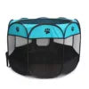 Parc Portable Octogonal pour Chiens – Tente Pliable pour Animaux, Maison Extérieure et Cage de Jeu pour Chiots, Chiens et Petits Animaux