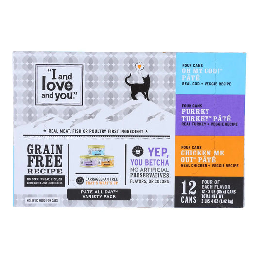 I and Love and You – Croquettes Holistiques Premium pour Chien – Riche en Protéines – Lot de 4 Sacs de 350 g (12,3 oz)