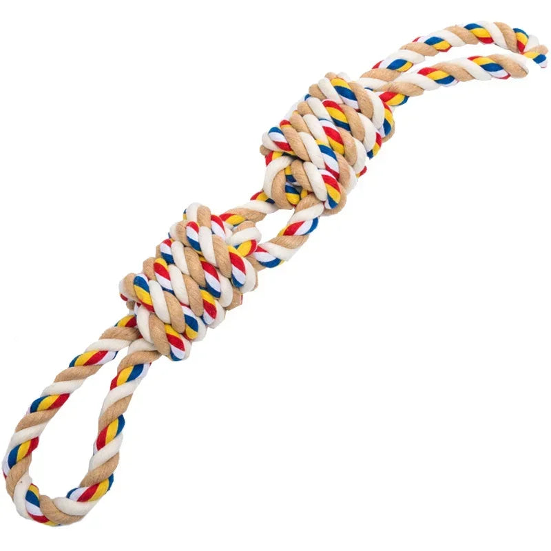 Jouet en Corde Géant ATUBAN pour Très Grand Chien – Jouet Indestructible pour Mâcheurs Agressifs, 6 Nœuds, 107 cm de Long, Idéal Grandes Races