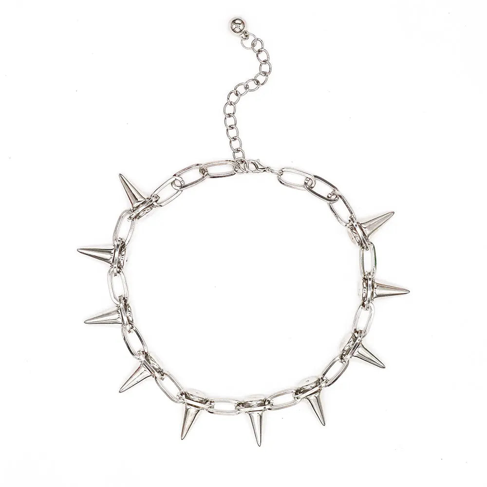 Collier Métal à Pointes pour Chien – Style Rock, Réglable pour Petits & Moyens Chiens (Bulldog, Carlin, etc.)