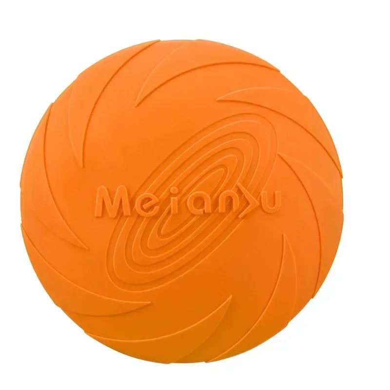 Frisbee pour Chien Multicolore – Disque Volant en Silicone Souple pour Jeux et Dressage – Jouet Interactif d’Extérieur pour Chiens de Toutes Tailles