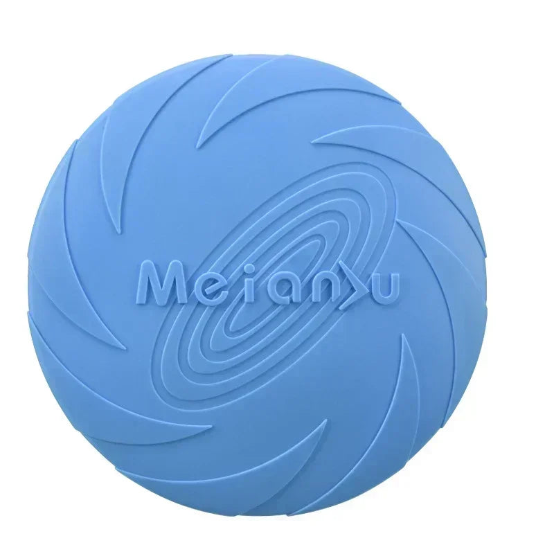 Frisbee pour Chien Multicolore – Disque Volant en Silicone Souple pour Jeux et Dressage – Jouet Interactif d’Extérieur pour Chiens de Toutes Tailles