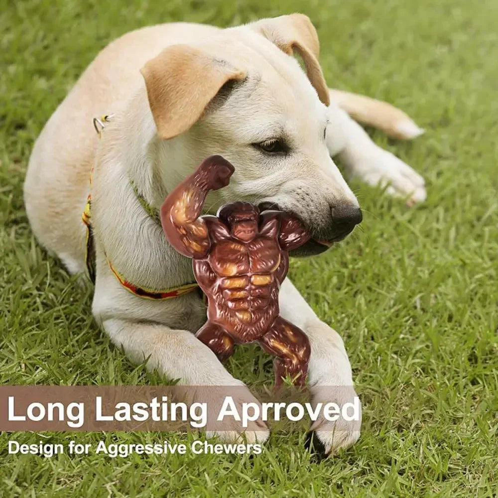 Jouet à Mâcher Indestructible en Forme de Gorille pour Chien – Bâton Ultra Résistant pour Mâcheurs Agressifs et Chiens de Grande Taille – Cadeau Durable pour Animal
