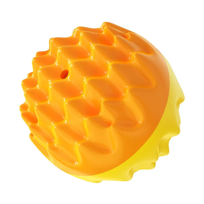 Balle à Mâcher Sonore pour Chien – Jouet Interactif d’Extérieur pour Petits, Moyens et Grands Chiens – Nettoyage des Dents, Anti-Stress – Idéal Chihuahua, Yorkie et Autres Races