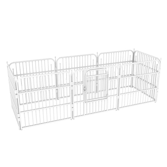 Parc de Jeu Extérieur pour Animaux – Enclos Portable pour Chiens et Chiots – Clôture Pliable de Jardin ou Camping – Idéal pour Petits Chiens comme le Caniche (Teddy)