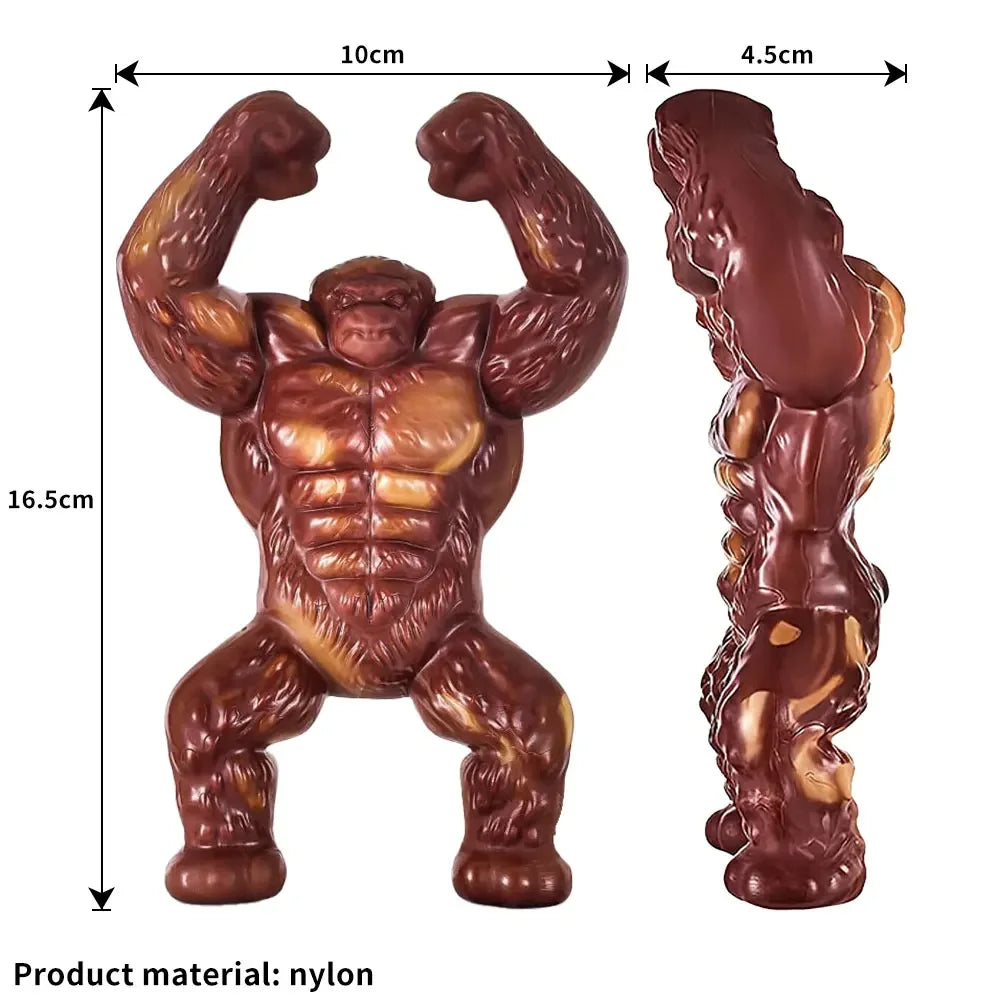Jouet à Mâcher Indestructible en Forme de Gorille pour Chien – Bâton Ultra Résistant pour Mâcheurs Agressifs et Chiens de Grande Taille – Cadeau Durable pour Animal