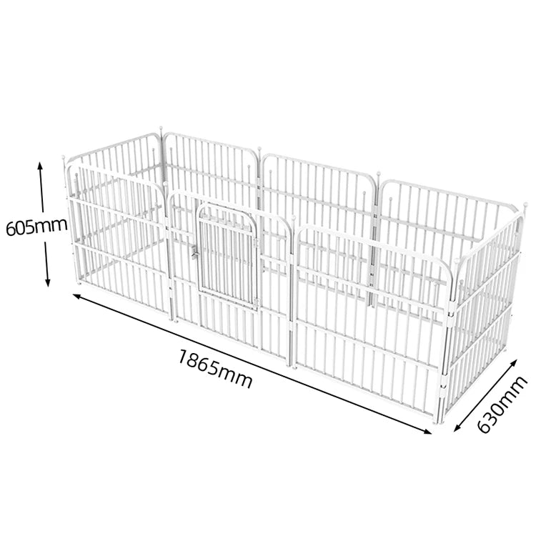 Parc de Jeu Extérieur pour Animaux – Enclos Portable pour Chiens et Chiots – Clôture Pliable de Jardin ou Camping – Idéal pour Petits Chiens comme le Caniche (Teddy)