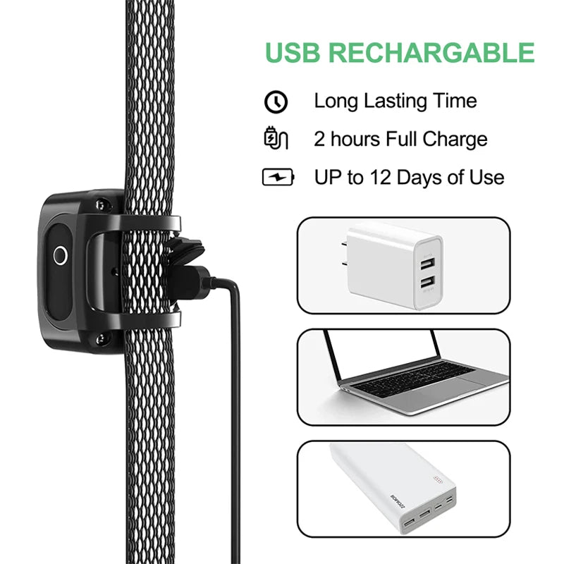 Collier Anti-Aboiement pour Chien – Dispositif Intelligent à Ultrasons avec Vibration, Rechargeable par USB, Étanche et Efficace pour le Dressage