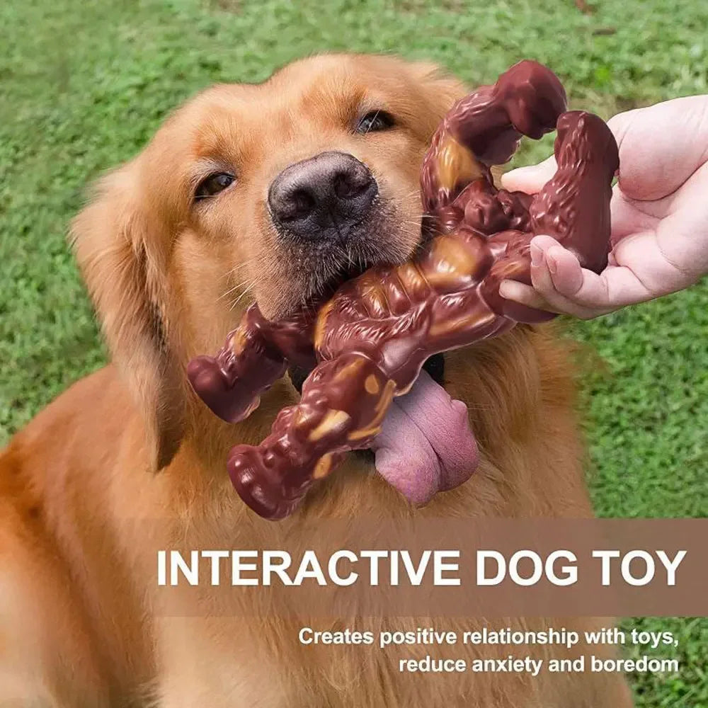 Jouet à Mâcher Indestructible en Forme de Gorille pour Chien – Bâton Ultra Résistant pour Mâcheurs Agressifs et Chiens de Grande Taille – Cadeau Durable pour Animal