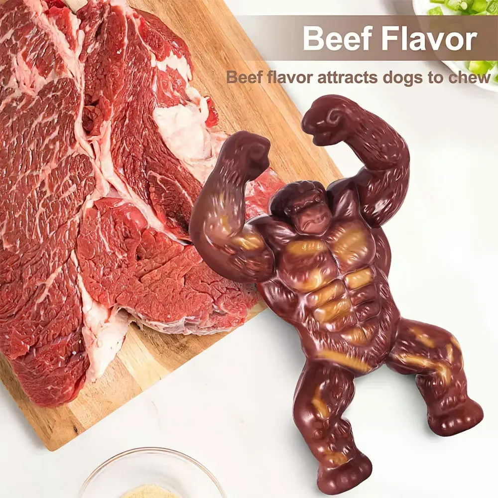 Jouet à Mâcher Indestructible en Forme de Gorille pour Chien – Bâton Ultra Résistant pour Mâcheurs Agressifs et Chiens de Grande Taille – Cadeau Durable pour Animal