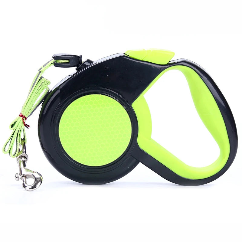 Laisse Rétractable 3/5/8M pour Chien – Laisse à Enrouleur Robuste et Réglable pour Petits et Grands Chiens, Idéale pour la Marche et la Randonnée