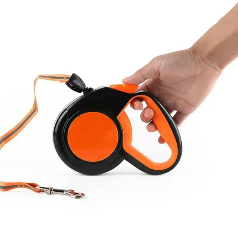 Laisse Rétractable 3/5/8M pour Chien – Laisse à Enrouleur Robuste et Réglable pour Petits et Grands Chiens, Idéale pour la Marche et la Randonnée