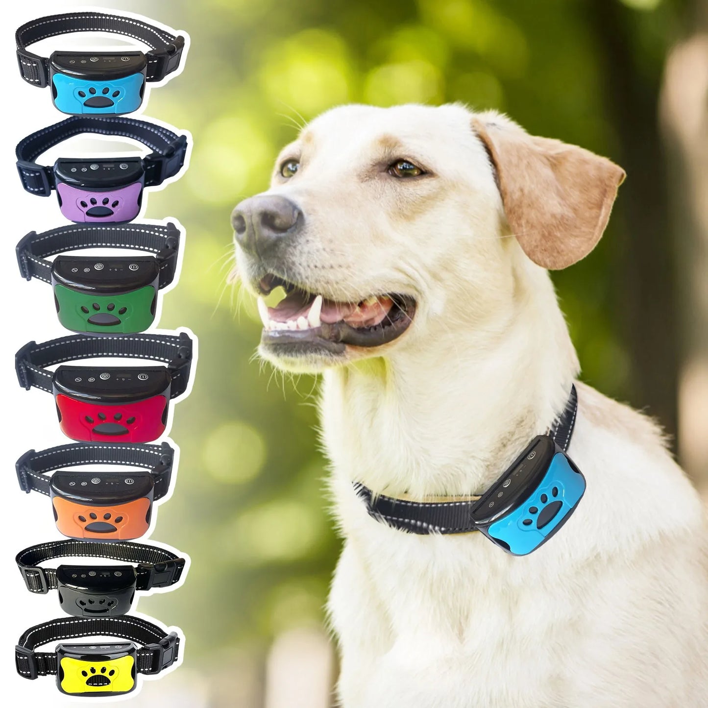Collier Anti-Aboiement pour Chien – Ultrasons & Vibration, Recharge USB, Dressage Électrique Doux