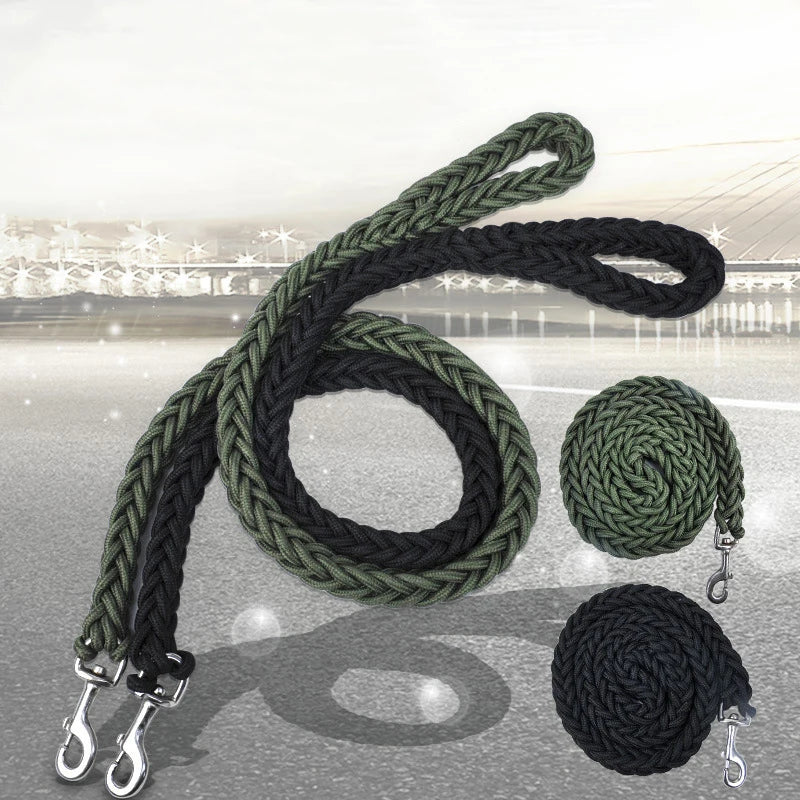 Laisse pour Chien Robuste et Durable – Laisse de Dressage Efficace et de Marche Confortable, Tressage Résistant pour Chiens de Grande Taille