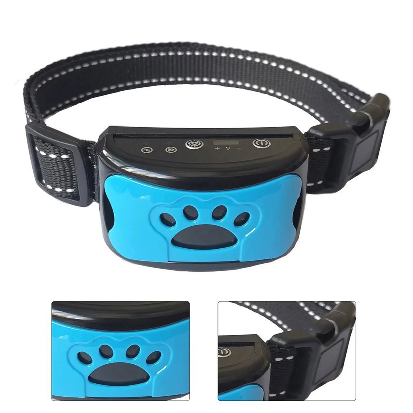Collier Anti-Aboiement pour Chien – Ultrasons & Vibration, Recharge USB, Dressage Électrique Doux