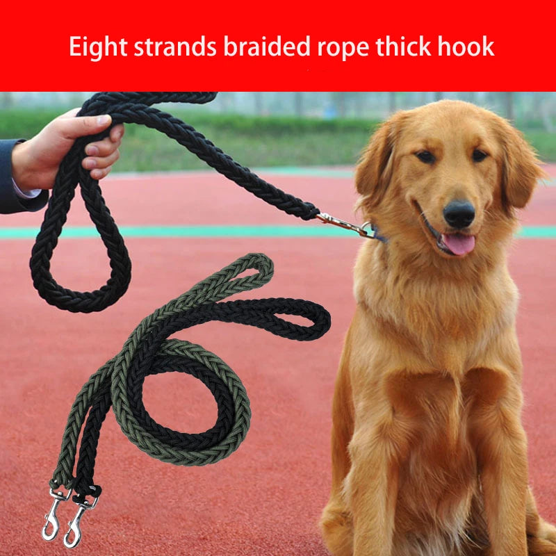 Laisse pour Chien Robuste et Durable – Laisse de Dressage Efficace et de Marche Confortable, Tressage Résistant pour Chiens de Grande Taille