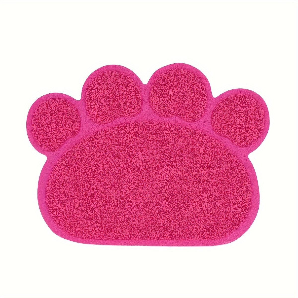 Tapis de Litière Antidérapant en Forme de Patte – Anti-éclaboussures & Anti-dérapant pour Bac à Litière de Chat