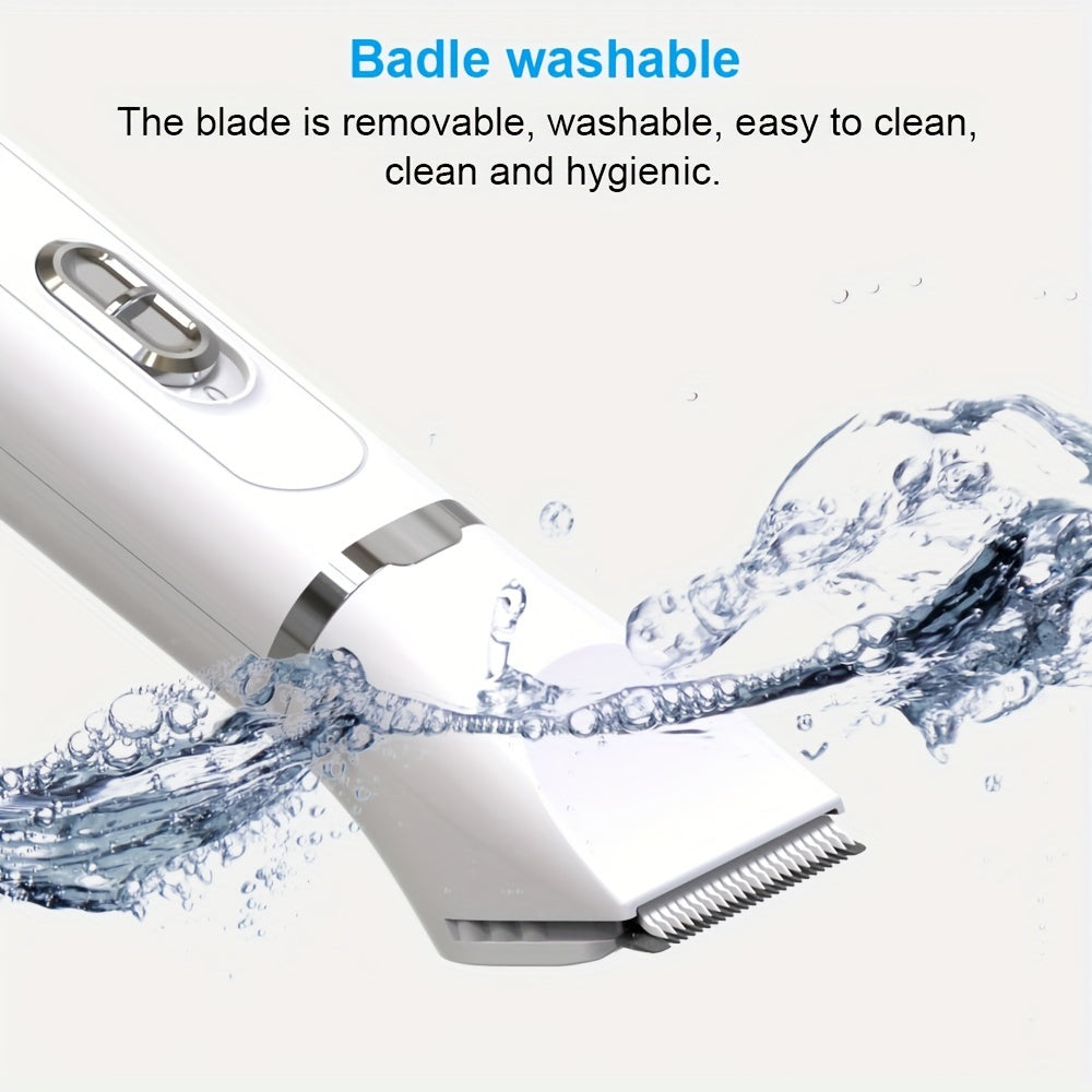 Tondeuse Électrique 4-en-1 pour Chiens et Chats – Kit de Toilettage Silencieux Rechargeable USB – Rasoir pour Animaux à Faible Bruit – Idéal pour Petits et Moyens Chiens et Chats