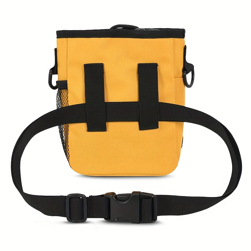 Sac Bandoulière Réglable pour Femme – Marque JUMAHE – Polyester de Qualité, Lavable en Machine, Uni avec Poche Zippée Avant – Idéal pour Friandises pour Animaux et Usage Quotidien
